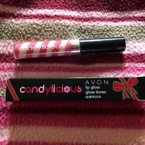 Avon candyliscious pink frosting lip gloss